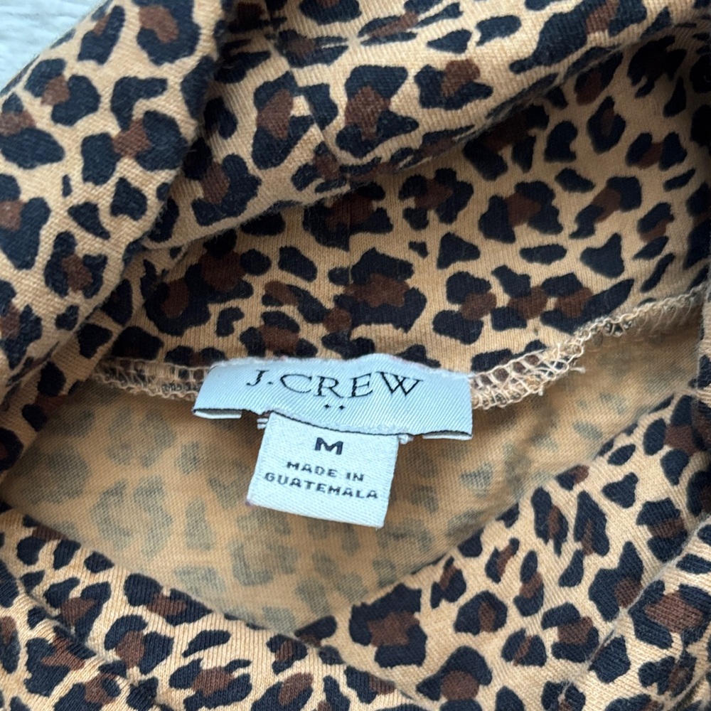 J.Crew Leopard Print Top - Picture 3 of 5